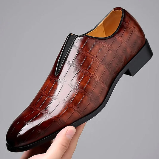 Echte Sevilla leren mocassins